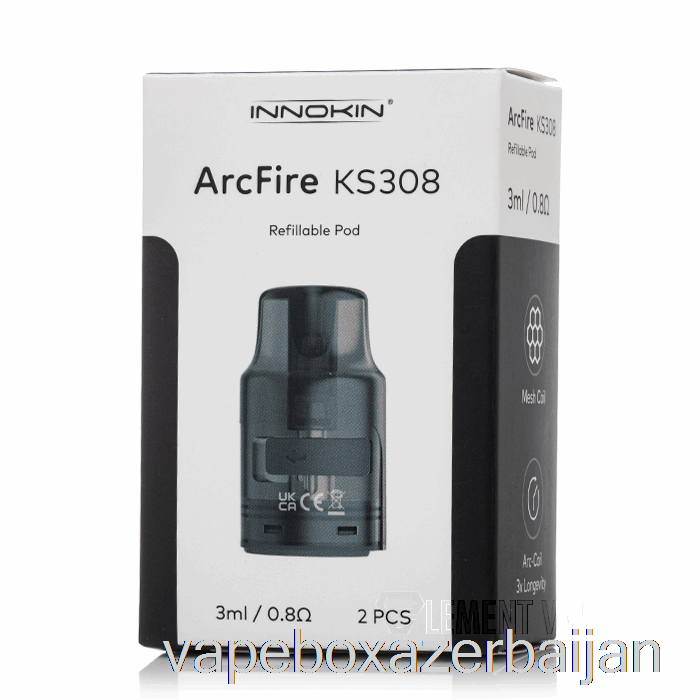 Vape Azerbaijan Innokin Arcfire Replacement Pods 0.8ohm Pods